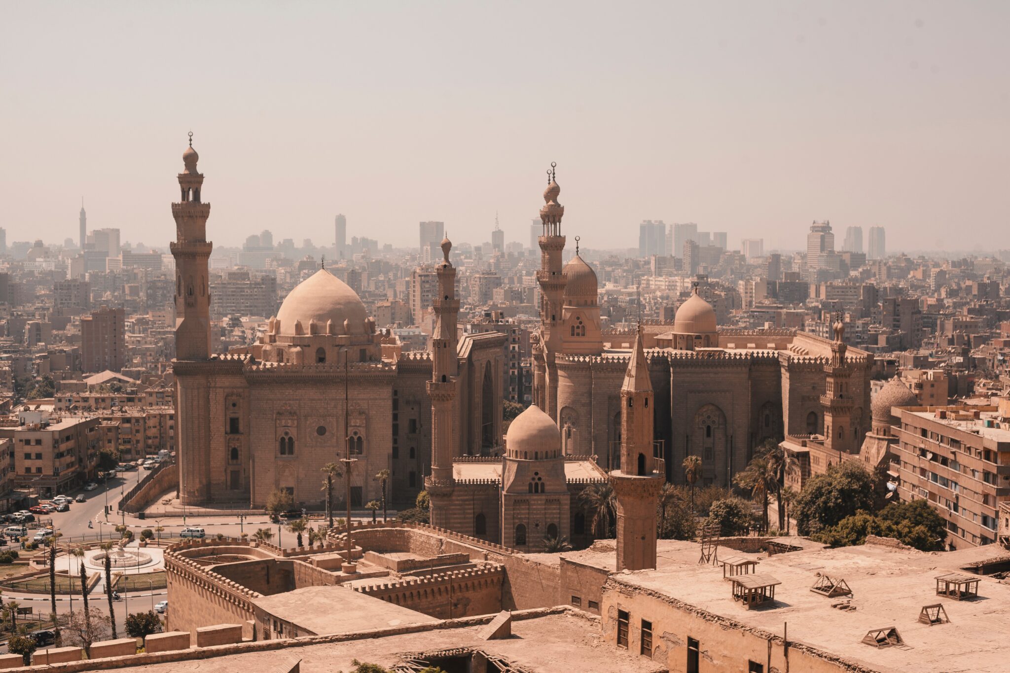 An overview of a middle eastern city