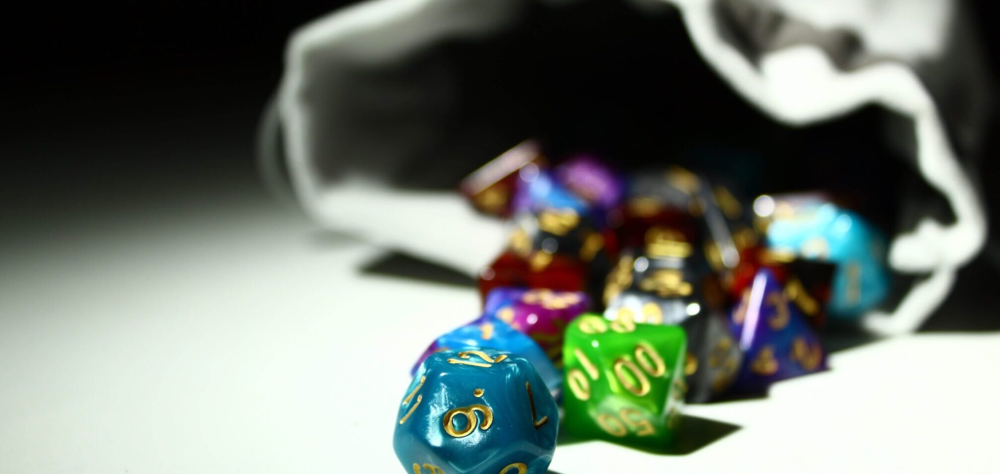Dice from the game Dungeons and Dragons